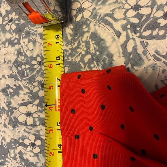 Oh My Disney XL mini skirt red with black dot and Mickey head pattern - Picture 6 of 7